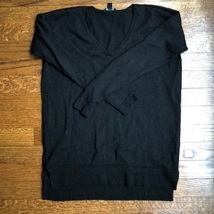 Classic Black Ann Taylor V-neck sweater